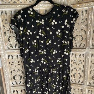 Reformation Midi Length Floral Dress